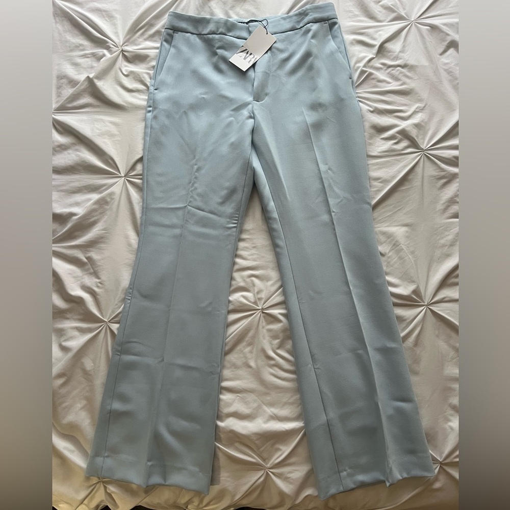 Zara Light Blue Women's Pants